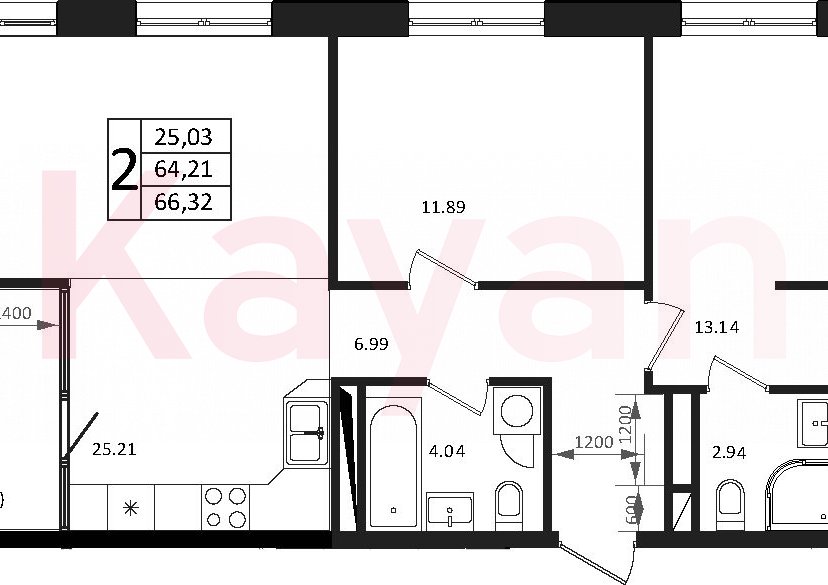 Продажа 3-комн. квартиры, 64.21 кв.м фото 0 Продажа 3-комн. квартиры, 64.21 кв.м фото 0