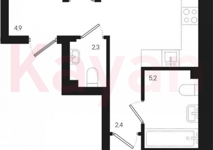 Продажа 2-комн. квартиры, 61.05 кв.м фото 0