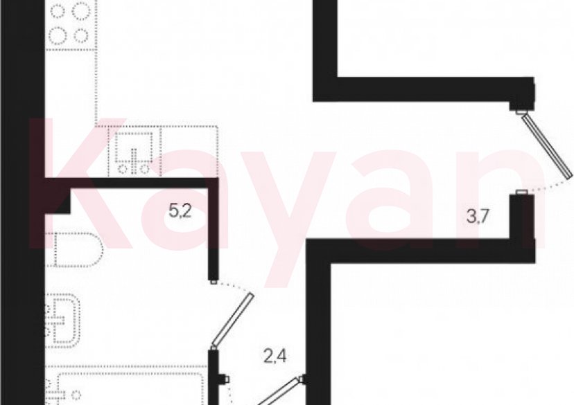 Продажа 1-комн. квартиры, 47.1 кв.м фото 0