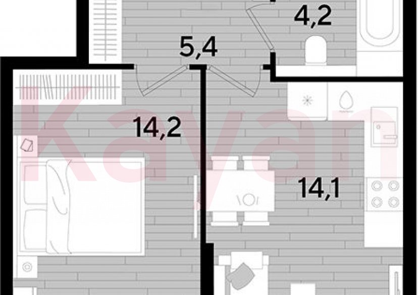 Продажа 1-комн. квартиры, 37.9 кв.м фото 0 Продажа 1-комн. квартиры, 37.9 кв.м фото 0