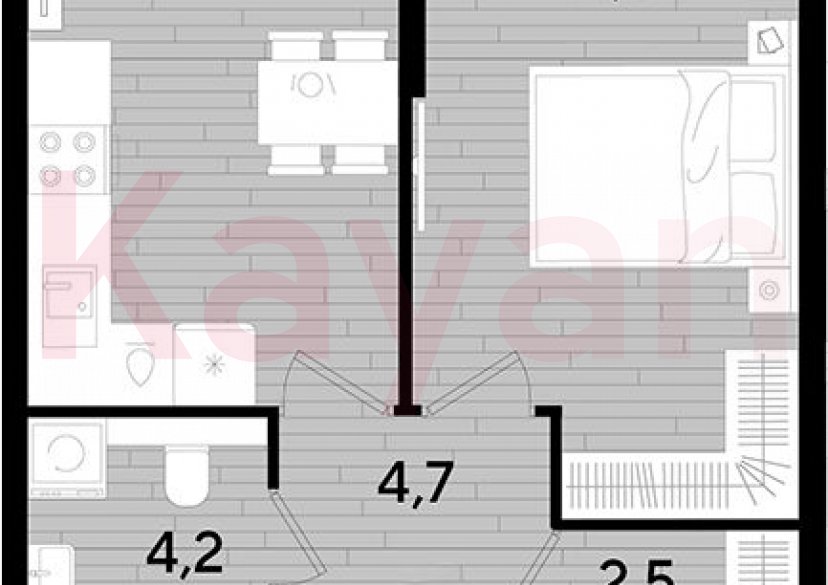 Продажа 1-комн. квартиры, 38.5 кв.м фото 0 Продажа 1-комн. квартиры, 38.5 кв.м фото 0
