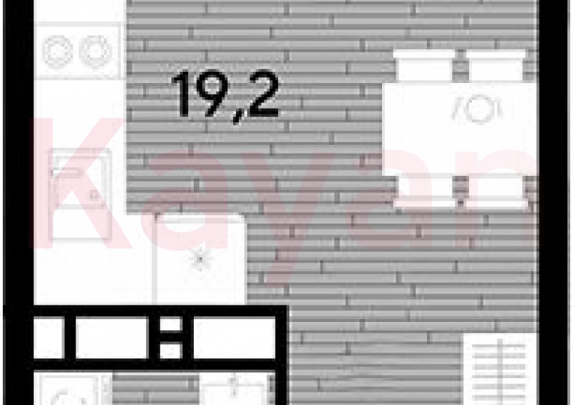 Продажа студии, 22.7 кв.м фото 0