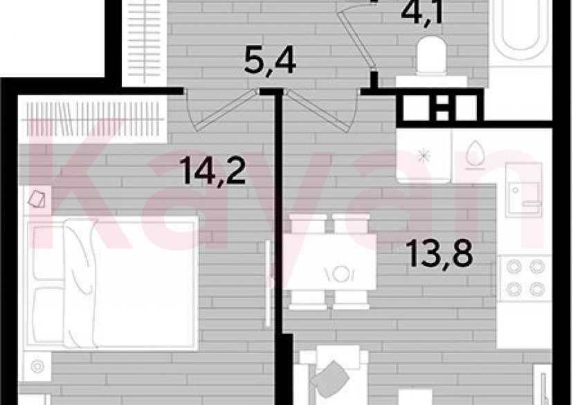 Продажа 1-комн. квартиры, 37.5 кв.м фото 0