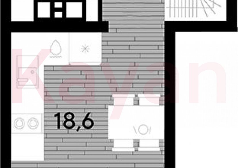 Продажа студии, 22.6 кв.м фото 0