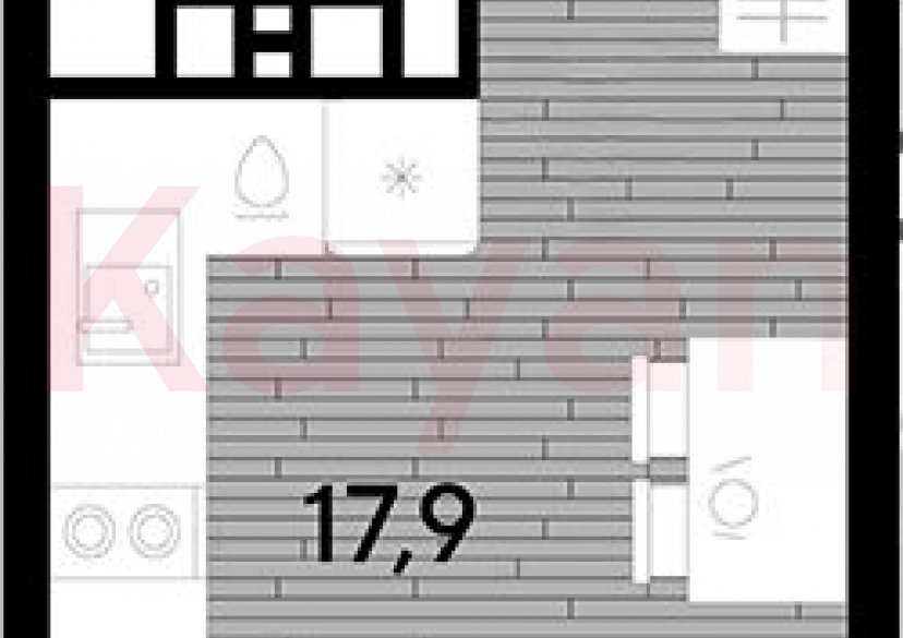 Продажа студии, 21.2 кв.м фото 0 Продажа студии, 21.2 кв.м фото 0