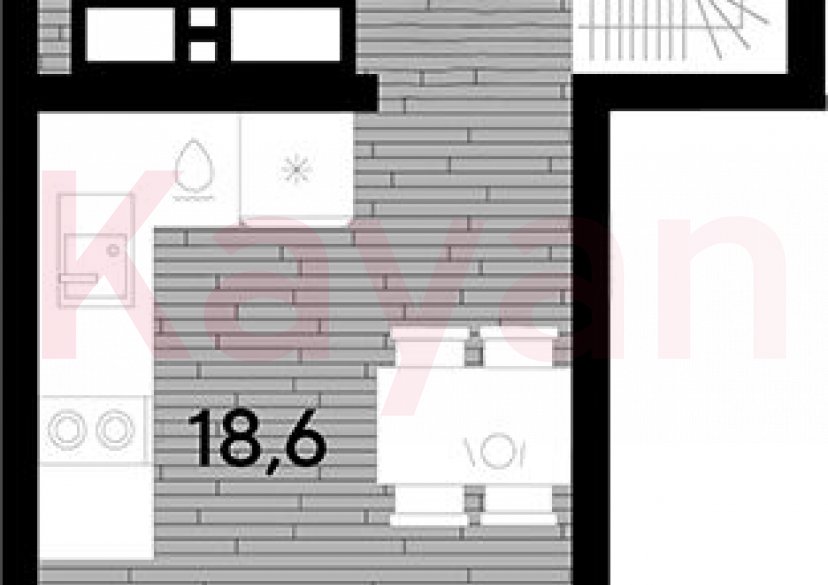 Продажа студии, 22.4 кв.м фото 0