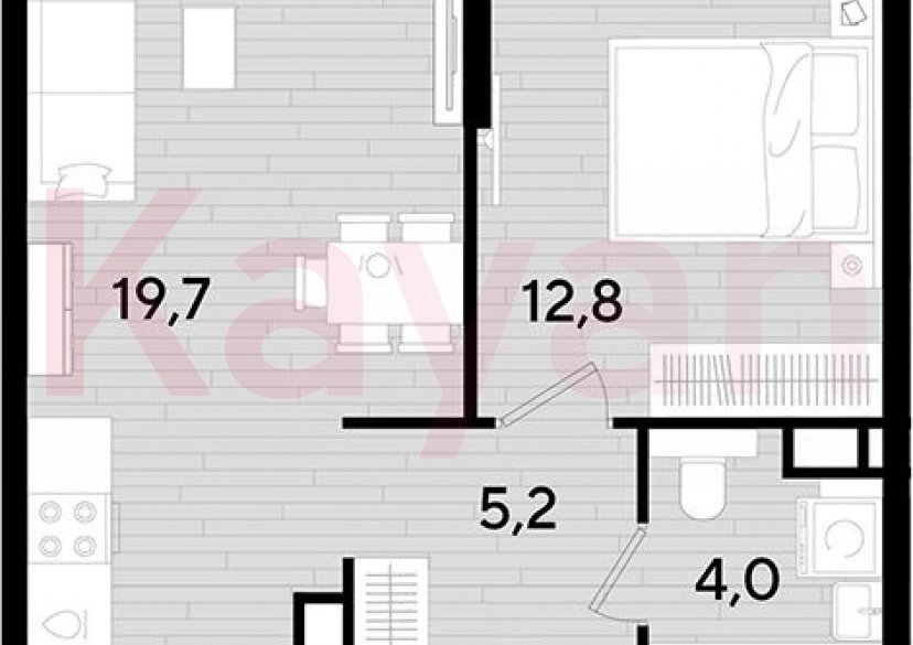 Продажа 1-комн. квартиры, 41.7 кв.м фото 0