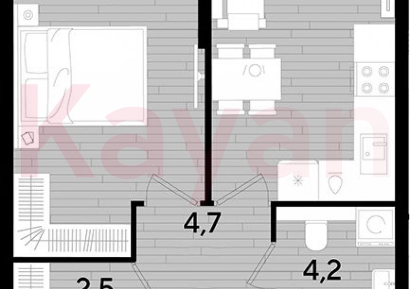 Продажа 1-комн. квартиры, 38.5 кв.м фото 0 Продажа 1-комн. квартиры, 38.5 кв.м фото 0