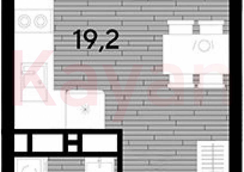 Продажа студии, 22.7 кв.м фото 0