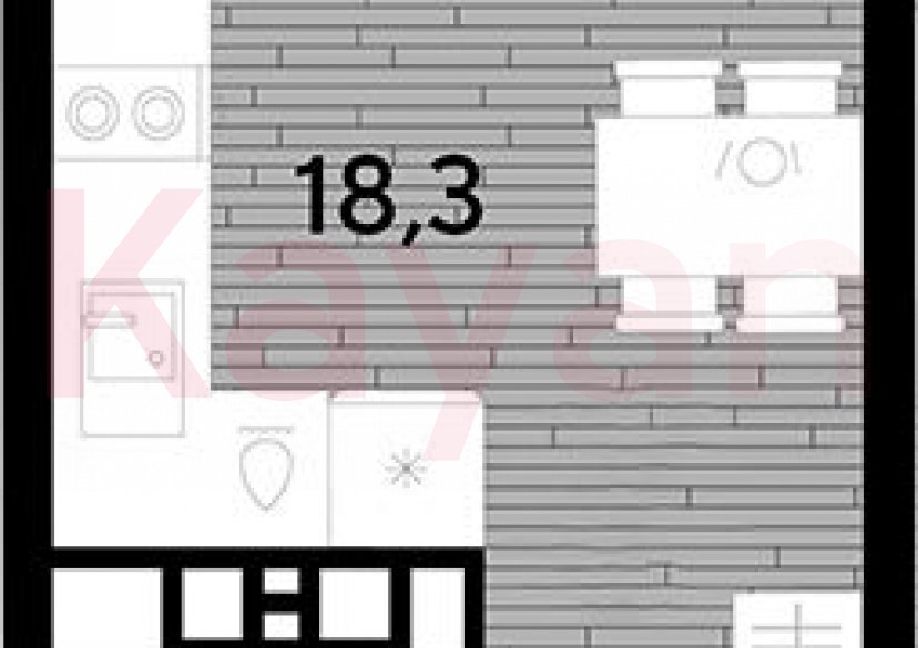 Продажа студии, 21.6 кв.м фото 0 Продажа студии, 21.6 кв.м фото 0