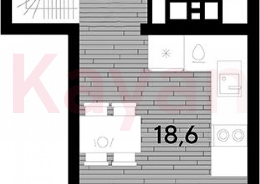 Продажа студии, 22.6 кв.м фото 0 Продажа студии, 22.6 кв.м фото 0