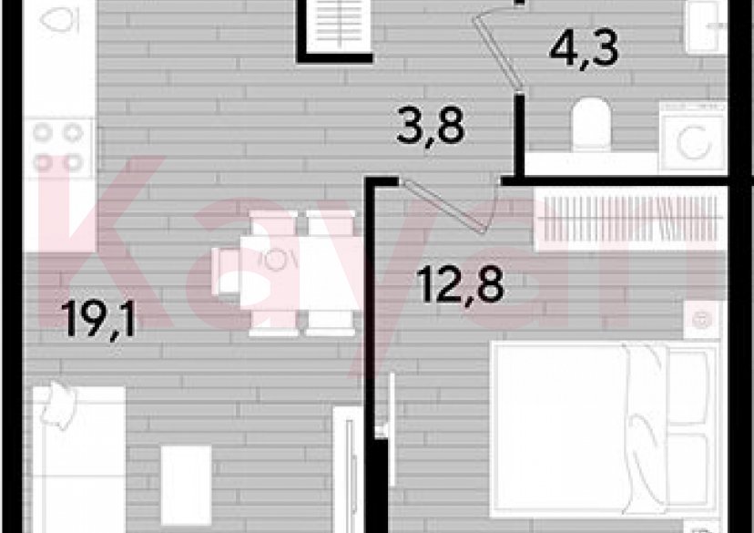 Продажа 1-комн. квартиры, 40 кв.м фото 0