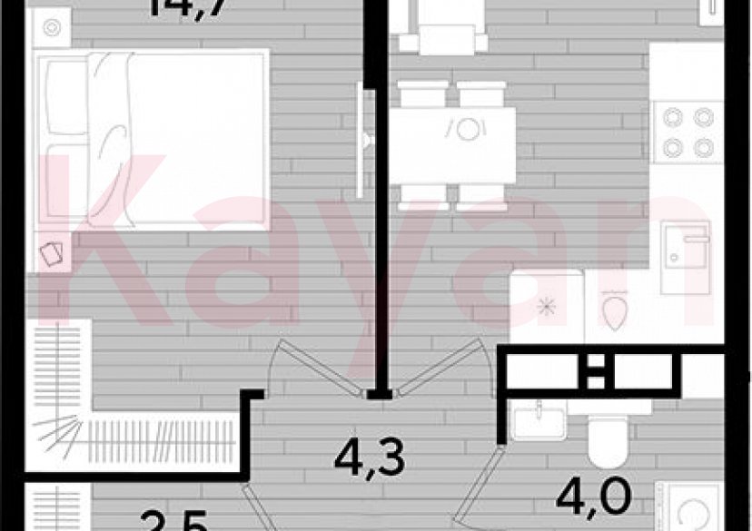 Продажа 1-комн. квартиры, 37.9 кв.м фото 0 Продажа 1-комн. квартиры, 37.9 кв.м фото 0