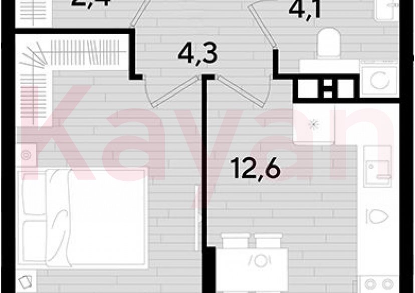 Продажа 1-комн. квартиры, 37.5 кв.м фото 0