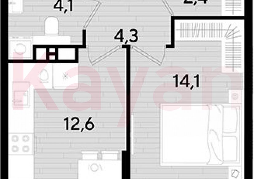 Продажа 1-комн. квартиры, 37.5 кв.м фото 0