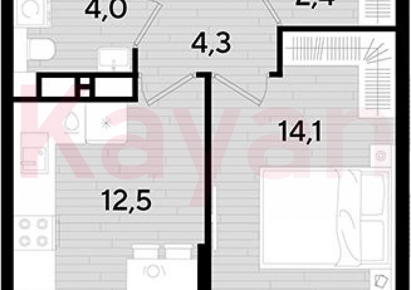Продажа 1-комн. квартиры, 37.3 кв.м фото 0 Продажа 1-комн. квартиры, 37.3 кв.м фото 0