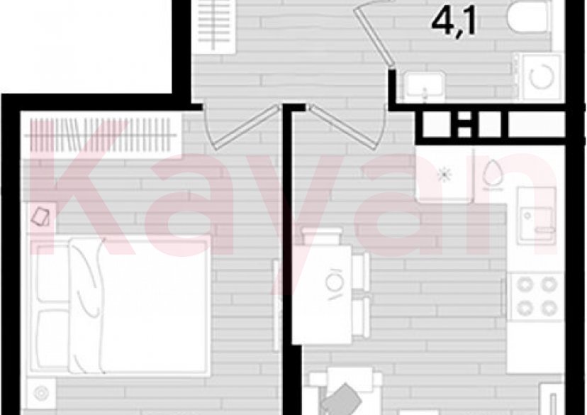 Продажа 1-комн. квартиры, 34.2 кв.м фото 0