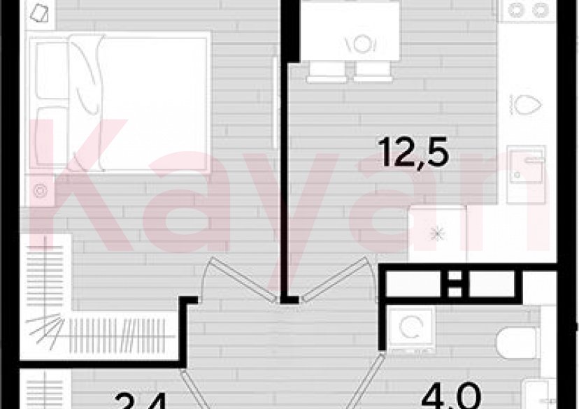 Продажа 1-комн. квартиры, 37.3 кв.м фото 0