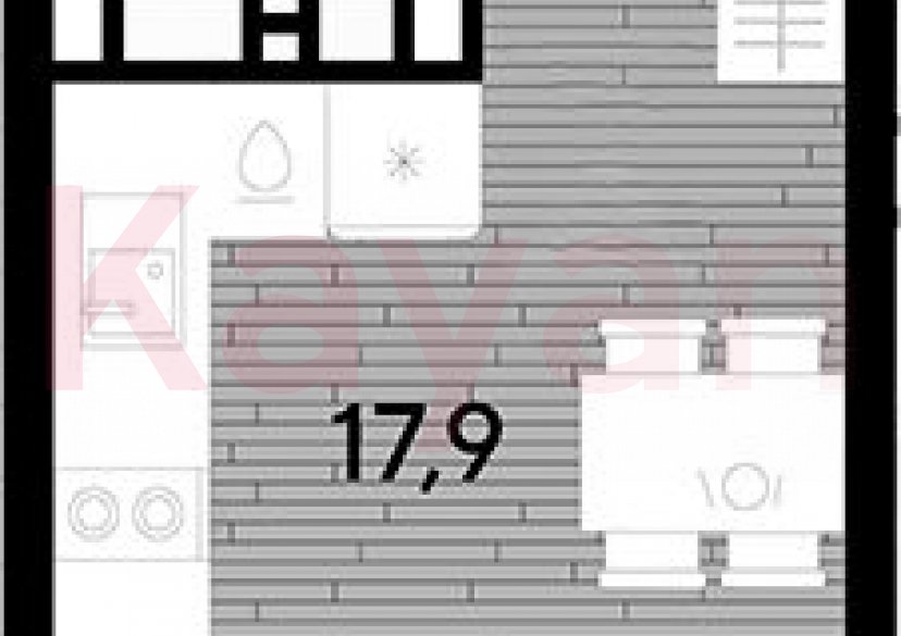 Продажа студии, 21.1 кв.м фото 0