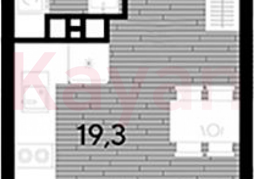 Продажа студии, 22.9 кв.м фото 0 Продажа студии, 22.9 кв.м фото 0