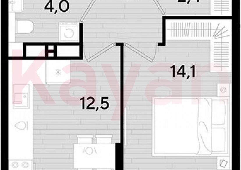 Продажа 1-комн. квартиры, 37.3 кв.м фото 0 Продажа 1-комн. квартиры, 37.3 кв.м фото 0