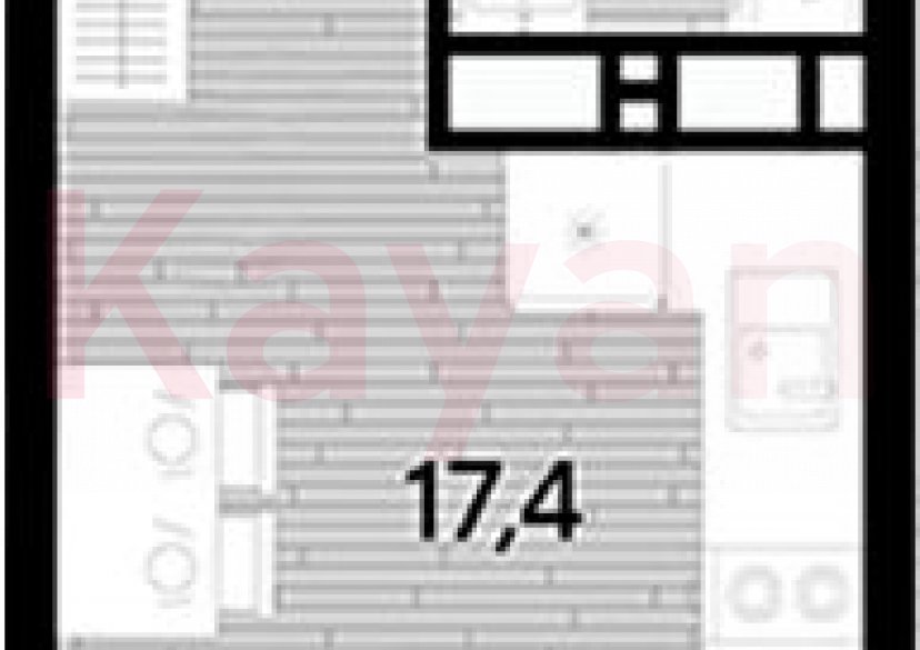 Продажа студии, 20.9 кв.м фото 0 Продажа студии, 20.9 кв.м фото 0