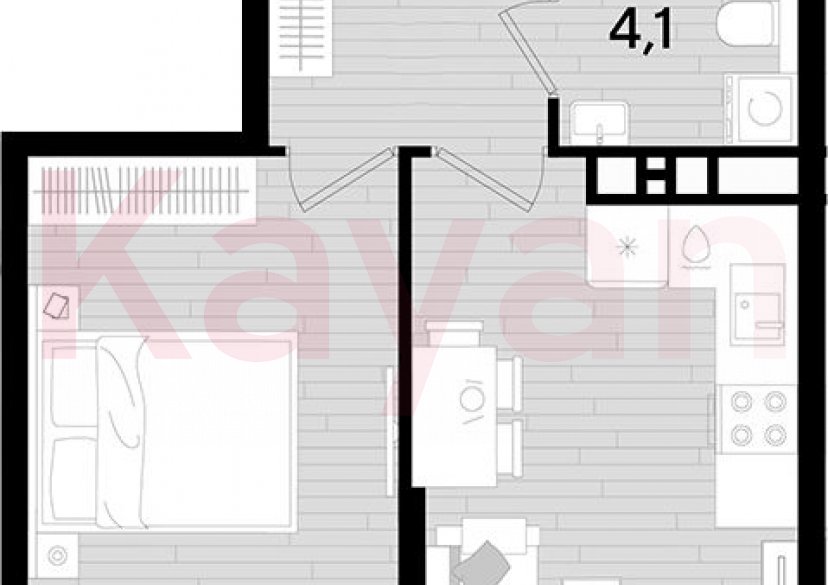 Продажа 1-комн. квартиры, 34.2 кв.м фото 0