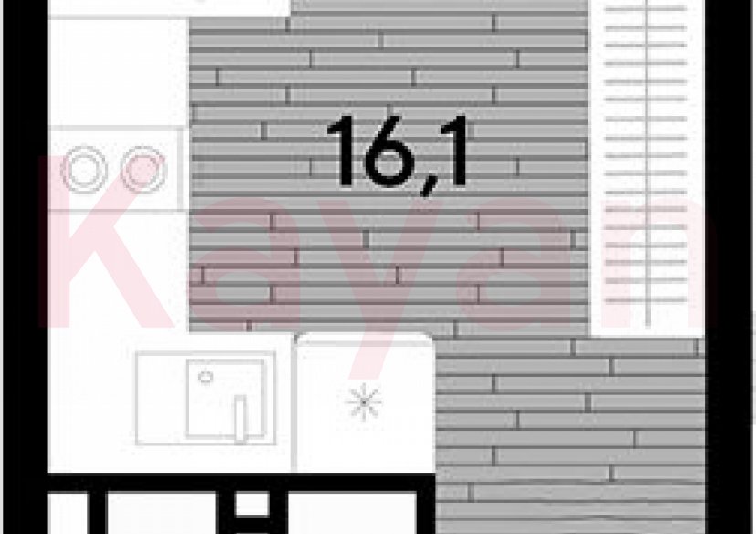 Продажа студии, 19.2 кв.м фото 0 Продажа студии, 19.2 кв.м фото 0