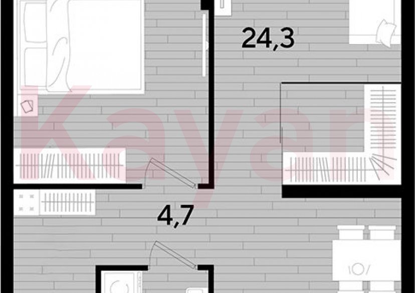 Продажа 1-комн. квартиры, 47.7 кв.м фото 0 Продажа 1-комн. квартиры, 47.7 кв.м фото 0