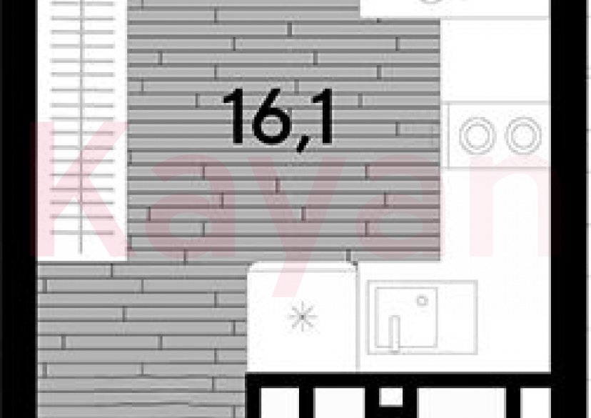 Продажа студии, 19.2 кв.м фото 0 Продажа студии, 19.2 кв.м фото 0