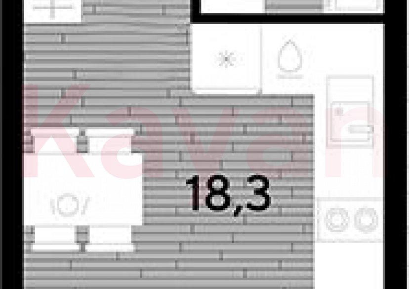 Продажа студии, 21.7 кв.м фото 0