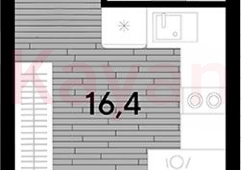 Продажа студии, 19.7 кв.м фото 0