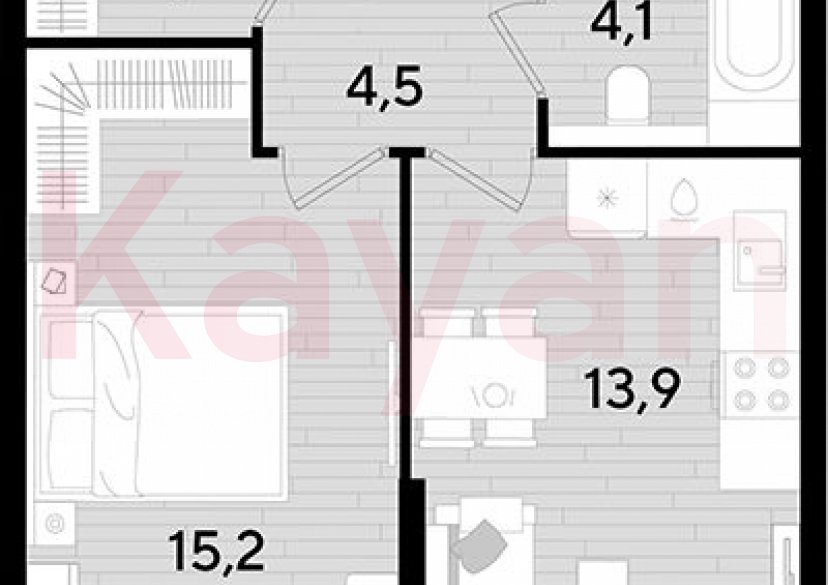 Продажа 1-комн. квартиры, 39.8 кв.м фото 0 Продажа 1-комн. квартиры, 39.8 кв.м фото 0
