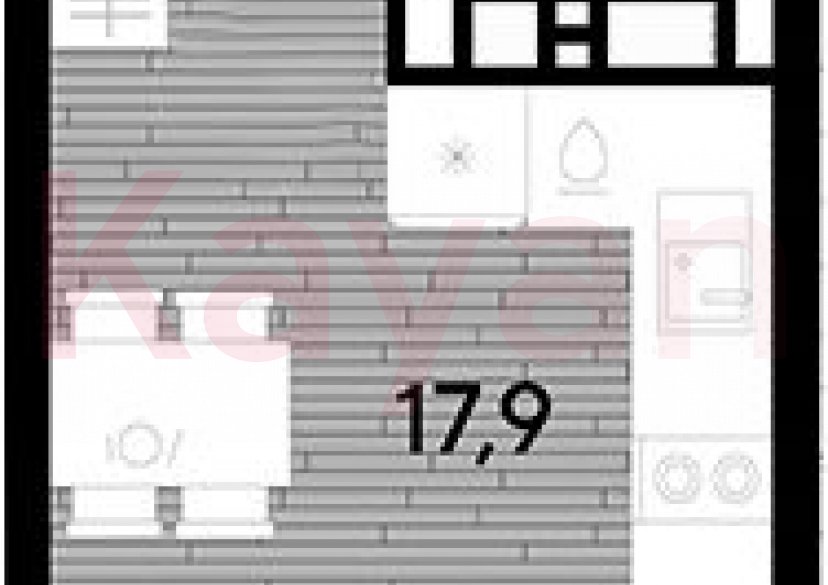 Продажа студии, 21.1 кв.м фото 0