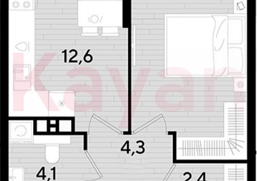 Продажа 1-комн. квартиры, 37.5 кв.м фото 0
