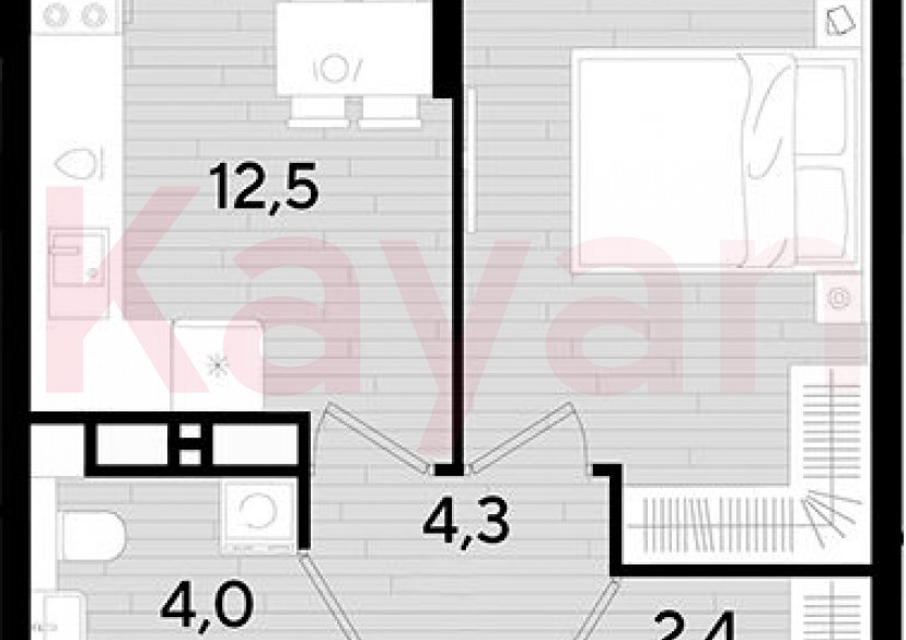 Продажа 1-комн. квартиры, 37.3 кв.м фото 0