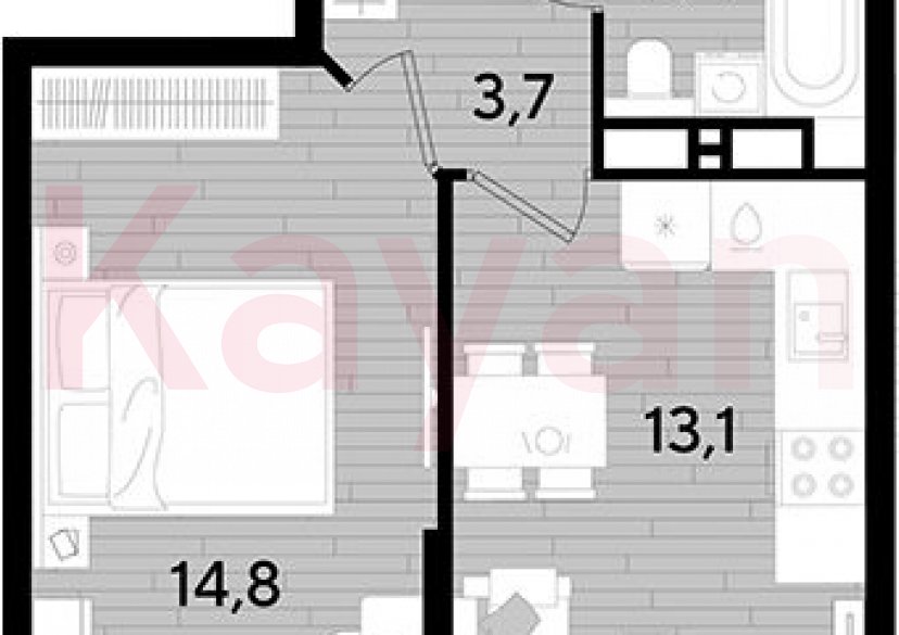 Продажа 1-комн. квартиры, 35 кв.м фото 0 Продажа 1-комн. квартиры, 35 кв.м фото 0