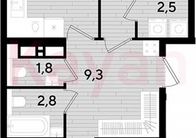 Продажа 2-комн. квартиры, 65.9 кв.м фото 0