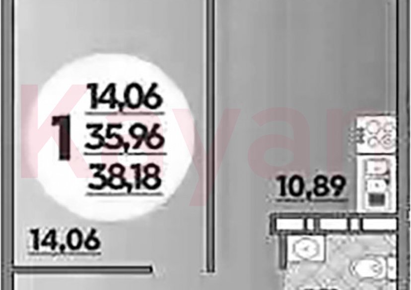 Продажа 1-комн. квартиры, 35.96 кв.м фото 0 Продажа 1-комн. квартиры, 35.96 кв.м фото 0
