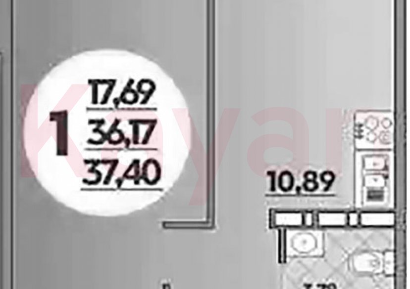 Продажа 1-комн. квартиры, 36.17 кв.м фото 0