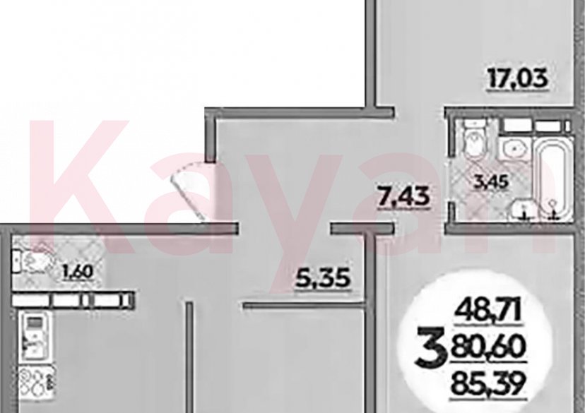 Продажа 3-комн. квартиры, 80.6 кв.м фото 0 Продажа 3-комн. квартиры, 80.6 кв.м фото 0