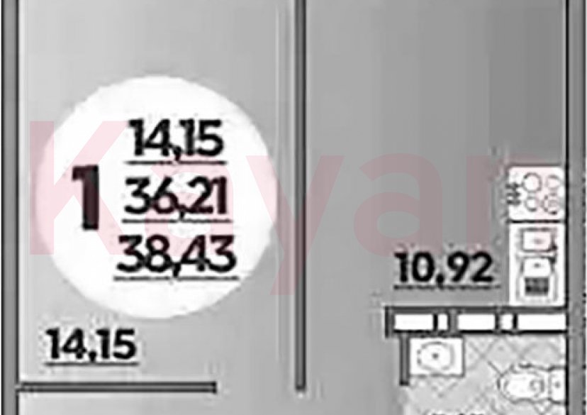 Продажа 1-комн. квартиры, 36.21 кв.м фото 0