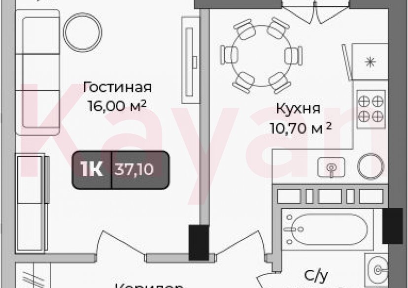 Продажа 1-комн. квартиры, 35.7 кв.м фото 0 Продажа 1-комн. квартиры, 35.7 кв.м фото 0