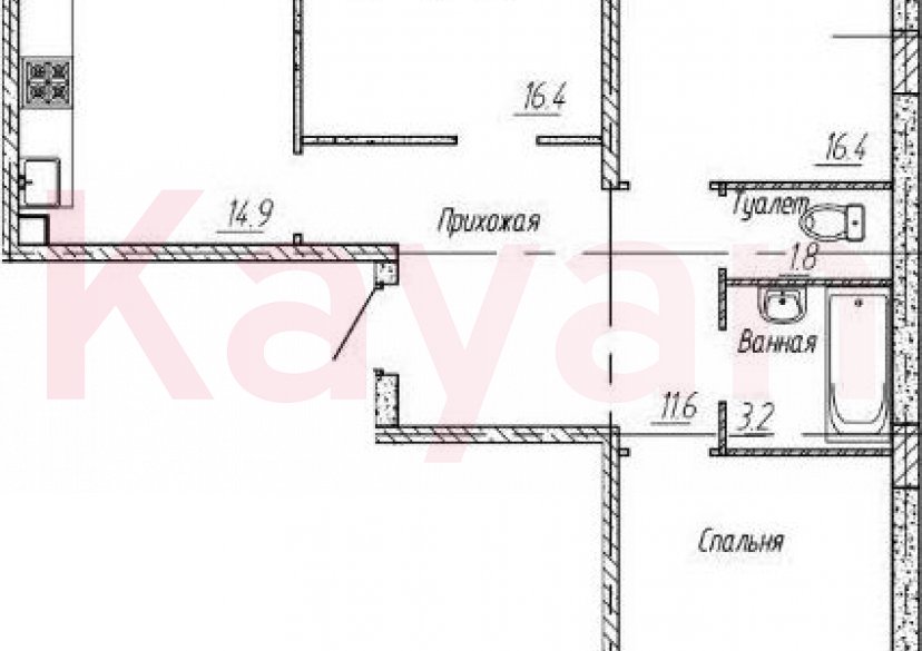 Продажа 3-комн. квартиры, 76.9 кв.м фото 0