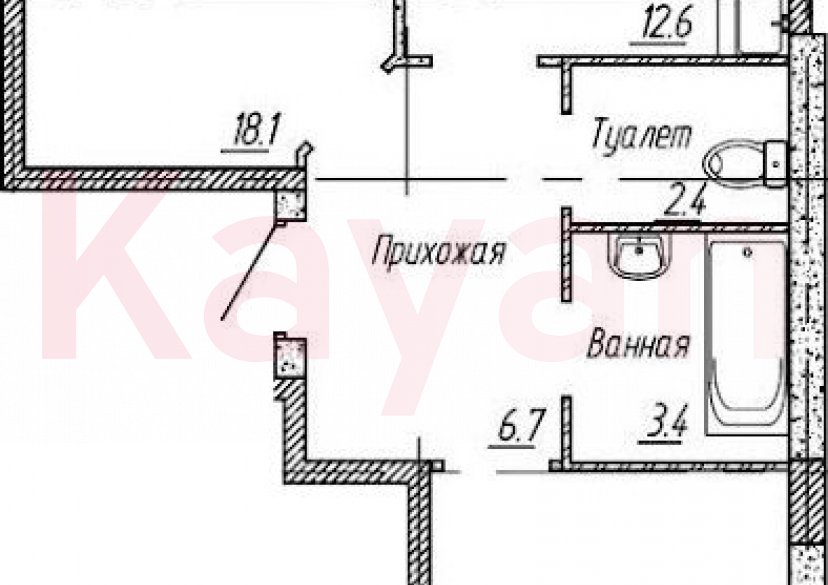 Продажа 2-комн. квартиры, 59.8 кв.м фото 0