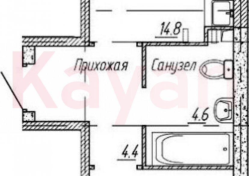 Продажа 1-комн. квартиры, 39.8 кв.м фото 0