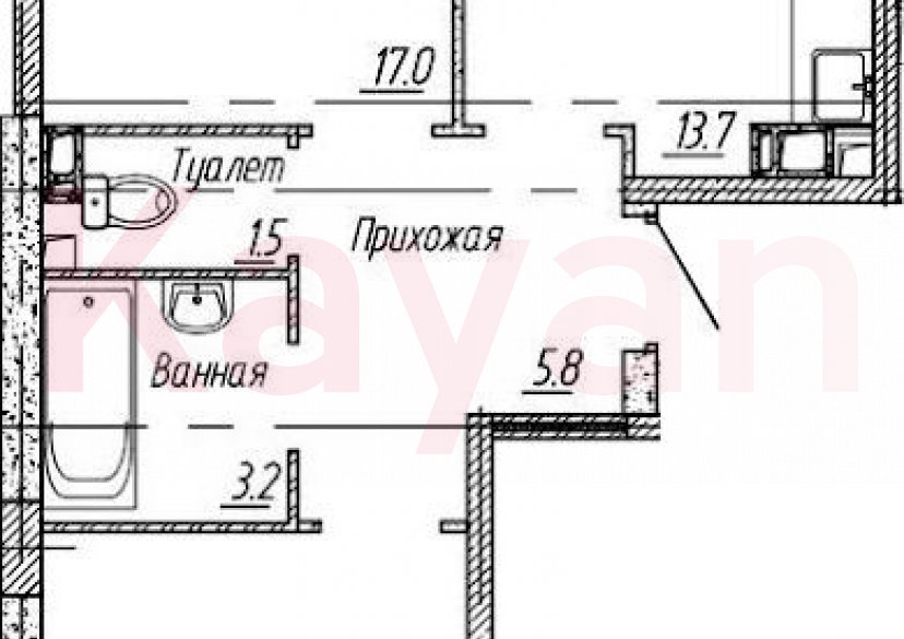 Продажа 2-комн. квартиры, 58.4 кв.м фото 0 Продажа 2-комн. квартиры, 58.4 кв.м фото 0