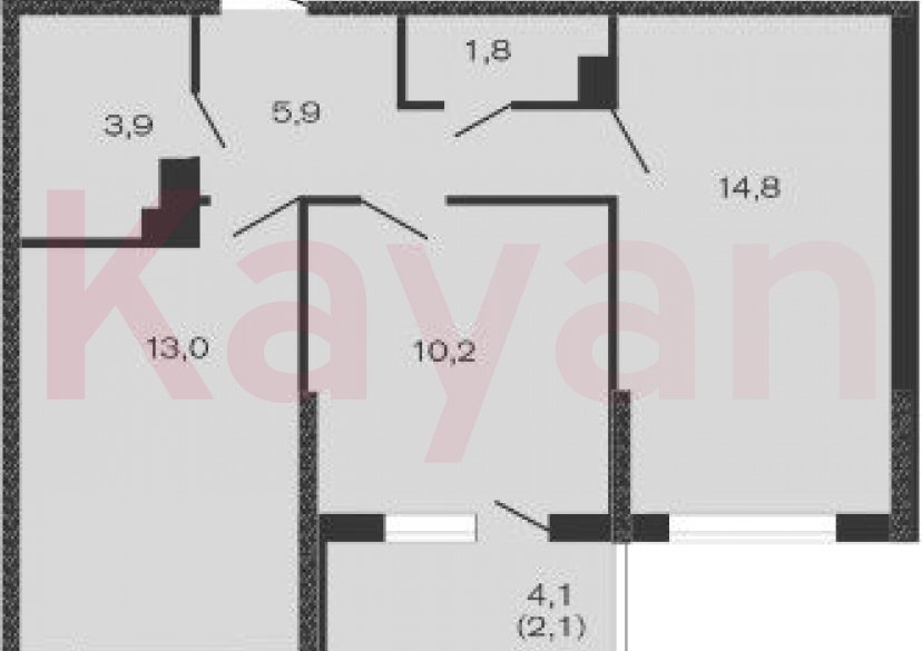Продажа 2-комн. квартиры, 49.6 кв.м фото 0