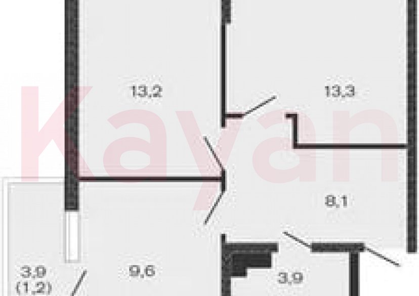 Продажа 2-комн. квартиры, 48.1 кв.м фото 0