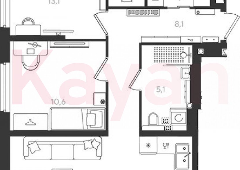 Продажа 2-комн. квартиры, 68.9 кв.м фото 0 Продажа 2-комн. квартиры, 68.9 кв.м фото 0